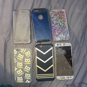 bundle of 6 Iphone 6 cases